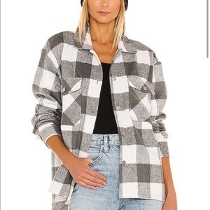 BB Dakota plaid shirt jacket